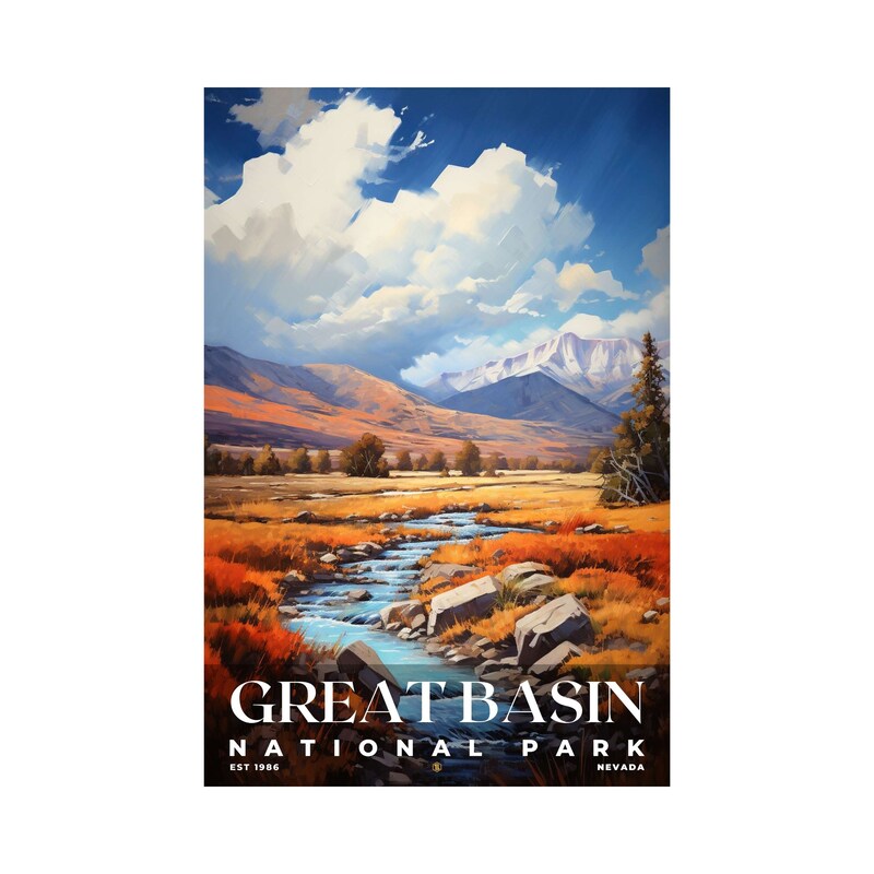 Great Basin National Park Poster, Travel Art, Office Poster, Home Decor | S6